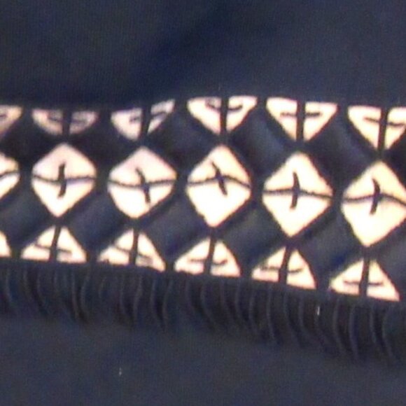 Lucian Matis Sleeveless Black Dress with Tan Lace Inserts, Knee Length S 10 K116 - Picture 4 of 16